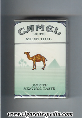 camel menthol lights smoosh menthol taste ks 20 h usa