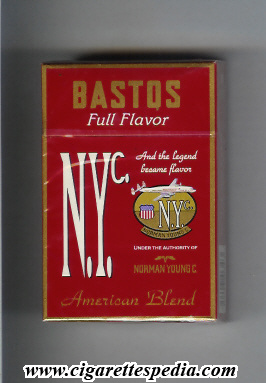 n y c bastos full flavor american blend ks 20 h belgium