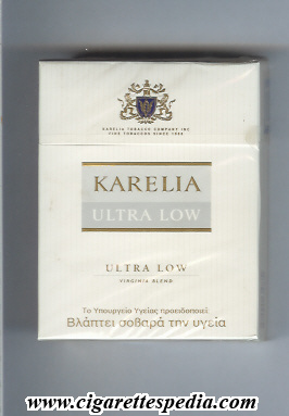karelia ultra low ultra low virginia blend ks 25 h greece