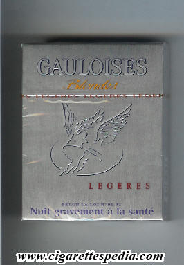 gauloises blondes with half ring legeres ks 25 h grey france