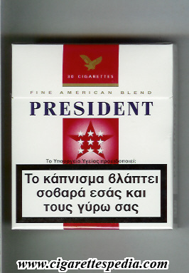 president greek version design 2 with vertical line ks 30 h white red greece