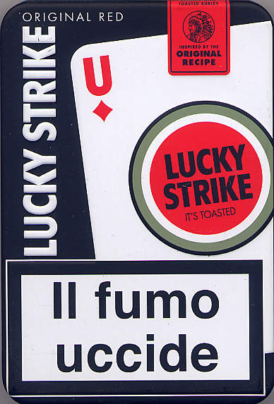 Lucky Strike (collection design) (Limited Edition) (Original Red) KS-20-TIN  PACK - Brazil - Cigarettes Pedia