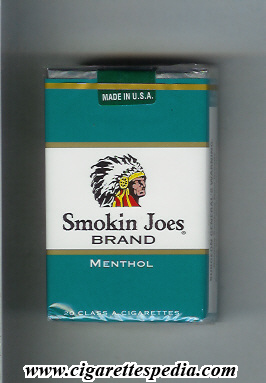 smokin joes brand menthol ks 20 s usa