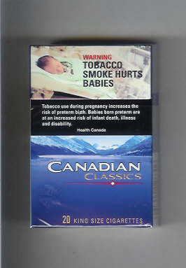 Canadian Classics Filter (version 2) KS-20-H - Canada - Cigarettes Pedia