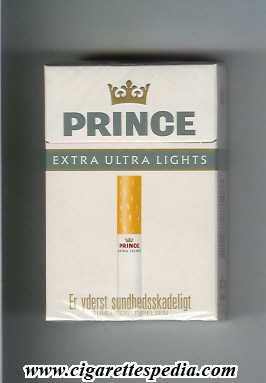 Prince cigarette) Ultra Lights) KS-20-H - - Cigarettes Pedia