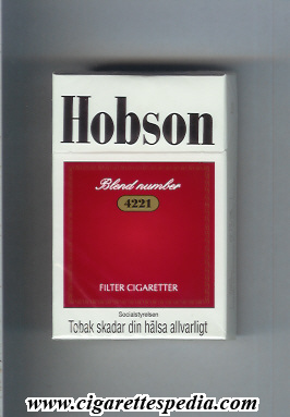 hobson blend number 4221 ks 20 h sweden