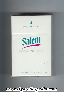 salem with red line one menthol fresh ks 20 h japan usa