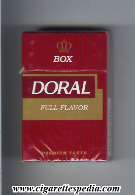 doral premium taste full flavor ks 20 h usa