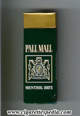 Cigarettes Pall Mall Menthol