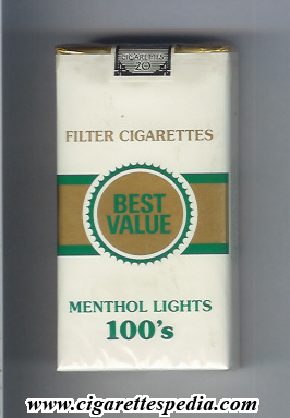 best value menthol lights l 20 s usa