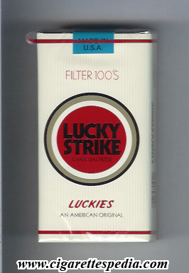 lucky strike luckies an american original filters l 20 s luckies from below japan usa