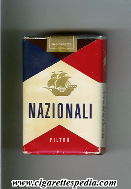 nazionali filtro with ship ks 20 s white red blue italy