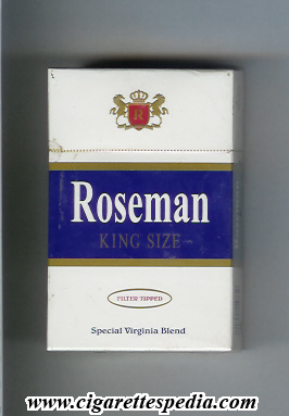 roseman king size filter tipped special virginia blend ks 20 h emirates