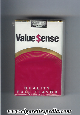 value sense quality full flavor ks 20 s usa