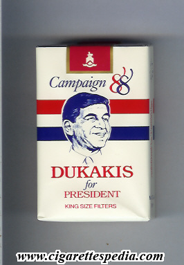 campaign 88 dukakis for president ks 20 s usa
