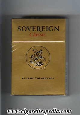 sovereign cigarettes price gold 1999 english markets following come into they