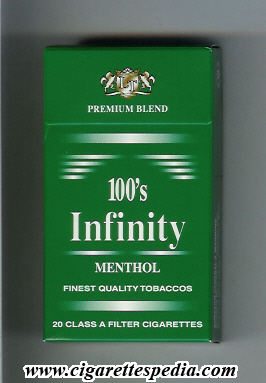 infinity premium blend menthol l 20 h paraguay usa