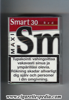 smart finnish version red maxi 30 ks 30 h full taste finland