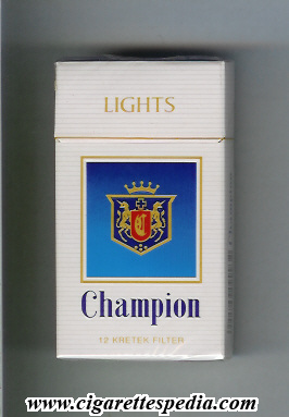 værksted Læsbarhed Umeki Champion (indonesian version) (Lights) L-12-H - Indonesia - Cigarettes Pedia